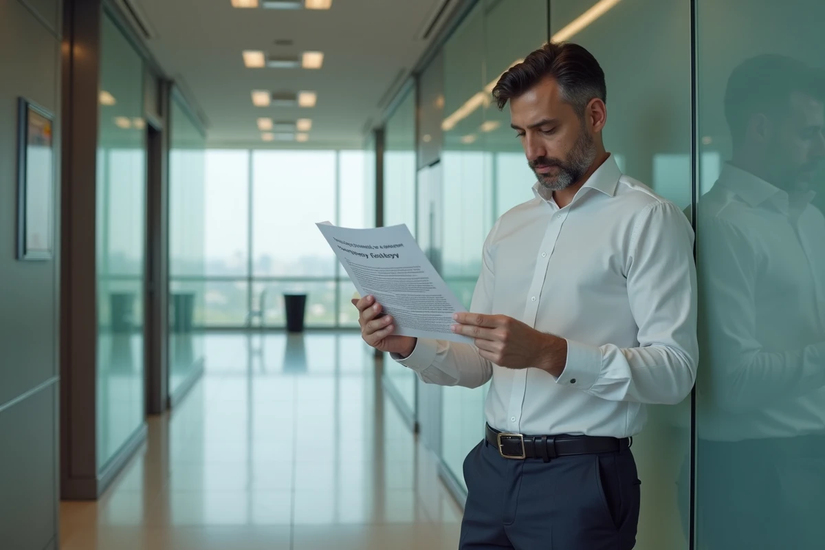 Agent territorial lisant une politique de confidentialité relative à l'usage de la messagerie institutionnelle