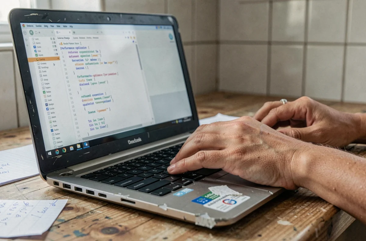 Configuration VS Code optimisée pour un ordinateur portable bas de gamme avec paramètres JSON de performance